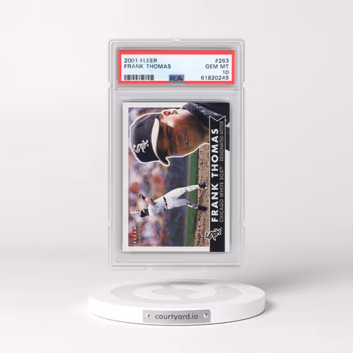 2001 Fleer #263 Frank Thomas (PSA 10 GEM MINT)