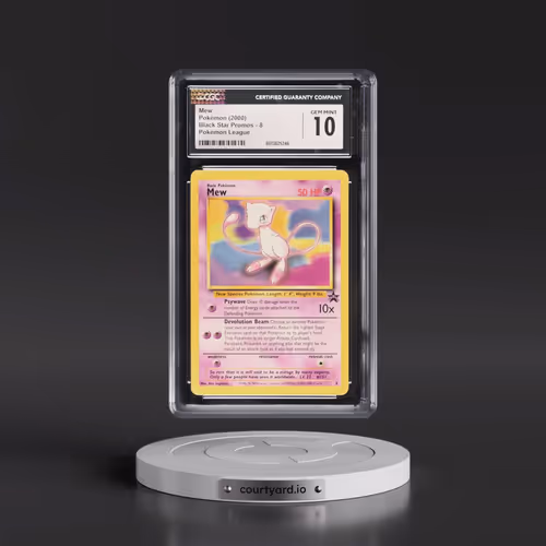 1999 Black Star Promos #8 Mew - Pokémon League (CGC 10 GEM MINT)