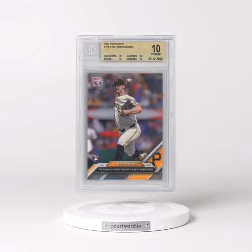 2024 Topps Now #179 Paul Skenes (BGS 10 PRISTINE)