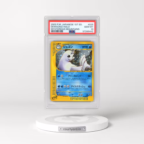 2002 Pokémon Mysterious Mountains #025 Dewgong - 1st Edition Holo (PSA 10 GEM MINT)