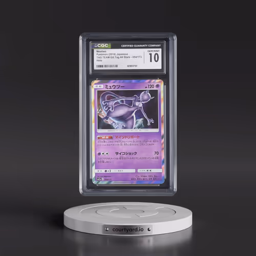2019 Tag Team GX: Tag All Stars #054/173 Mewtwo - Holo (CGC 10 GEM MINT)