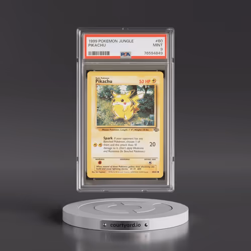 1999 Pokémon Jungle #60 Pikachu (PSA 9 MINT)