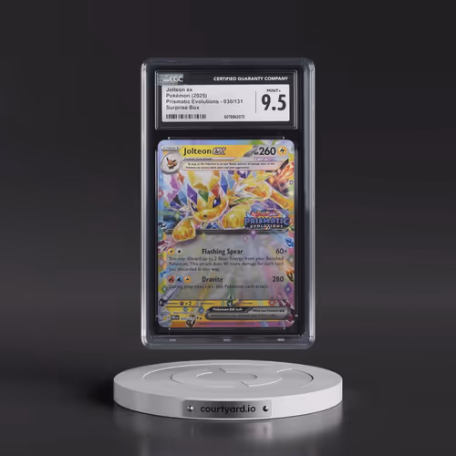 2025 Pokémon Pre EN-Prismatic Evolutions #030 Jolteon EX - Holo Surprise Box Exclusive (CGC 9.5 MINT