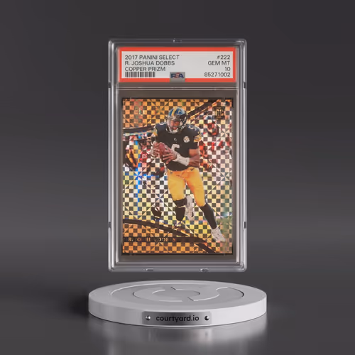 2017 Panini Select #222 R. Joshua Dobbs - Copper Prizm (PSA 10 GEM MINT)