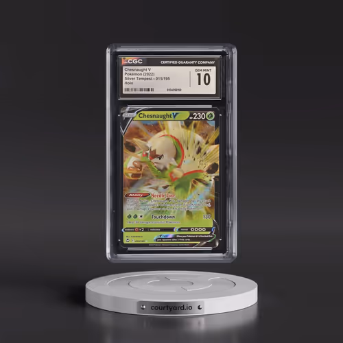 2022 Silver Tempest #015/195 Chesnaught V - Holo (CGC 10 GEM MINT)