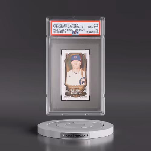 2024 Topps Allen & Ginter #46 Pete Crow-Armstrong - Mini-Allen & Ginter Back (PSA 10 GEM MINT)