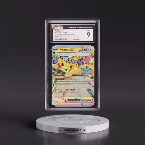 2024 Surging Sparks - SSP EN #057/191 Pikachu ex - Holo (CGC 9 MINT)