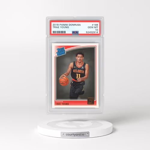 2018 Panini Donruss #198 Trae Young (PSA 10 GEM MINT)