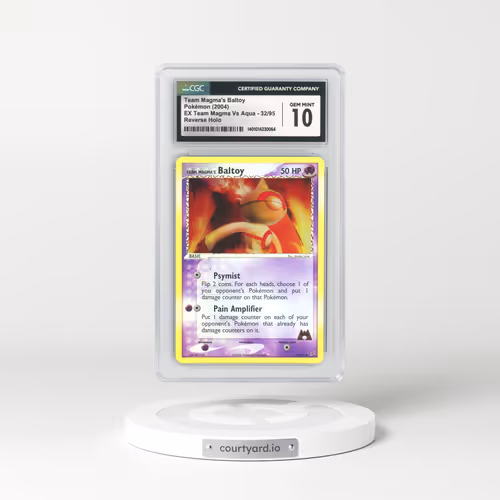 2004 EX Team Magma Vs Team Aqua #32 Team Magma's Baltoy - Holo (CGC 10 GEM MINT)