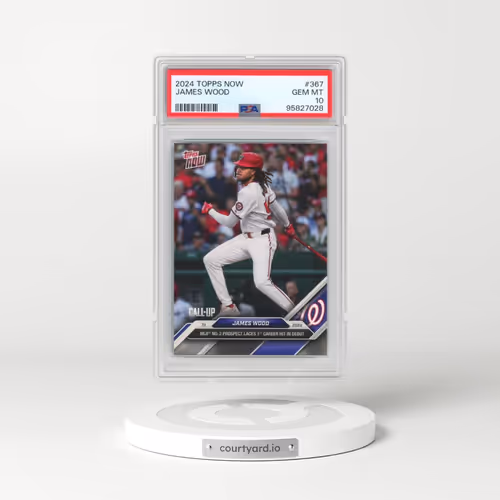 2024 Topps Now #367 James Wood (PSA 10 GEM MINT)
