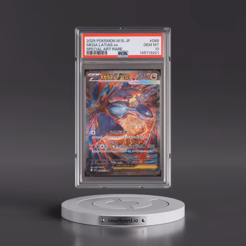 2025 Pokémon M1s-Mega Symphonia #088 Mega Latias EX - Holo Special Art Rare (PSA 10 GEM MINT)