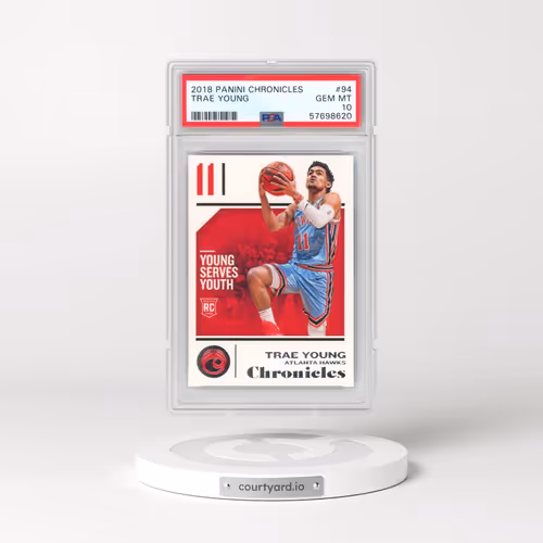 2018 Panini Chronicles #94 Trae Young (PSA 10 GEM MINT)