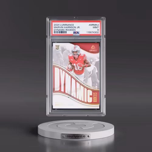 2024 Panini Luminance Dynamic Rookies #DRMHJ Marvin Harrison Jr. (PSA 9 MINT)