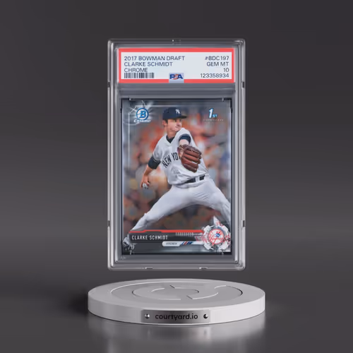 2017 Bowman Draft #BDC197 Clarke Schmidt - Chrome (PSA 10 GEM MINT)