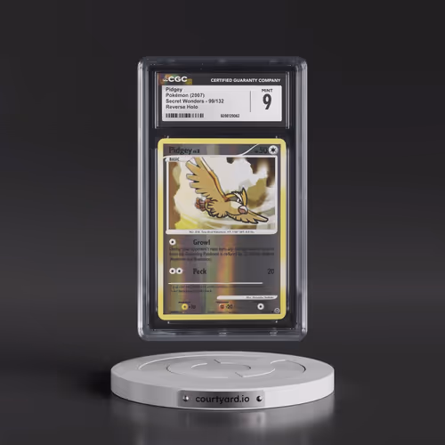 2007 Secret Wonders #99/132 Pidgey - Reverse Holo (CGC 9 MINT)