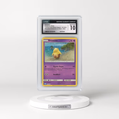 2023 Trading Card Game Classic - CLV, CLC, CLB #011/034 Drowzee - Blastoise & Suicune ex Deck - CLB Holo (CGC 10 GEM MINT)
