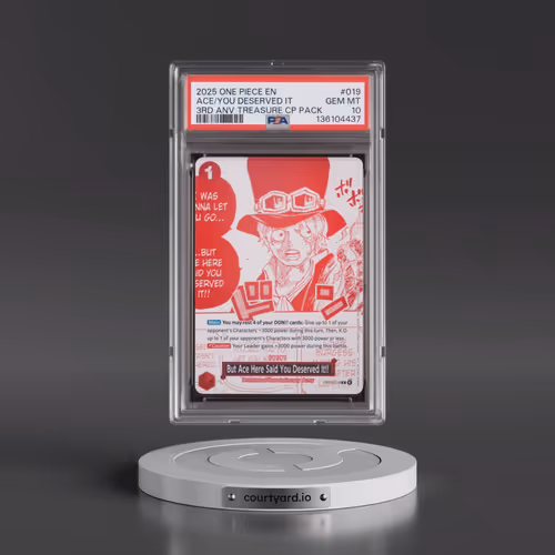 2025 One Piece 3rd Anniversary! One Piece Card Treasure Campaign Pack #019 But Ace Here Said You Des