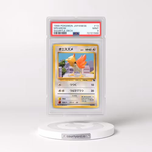 1999 Pokémon Squirtle Deck #13 Spearow (PSA 9 MINT)