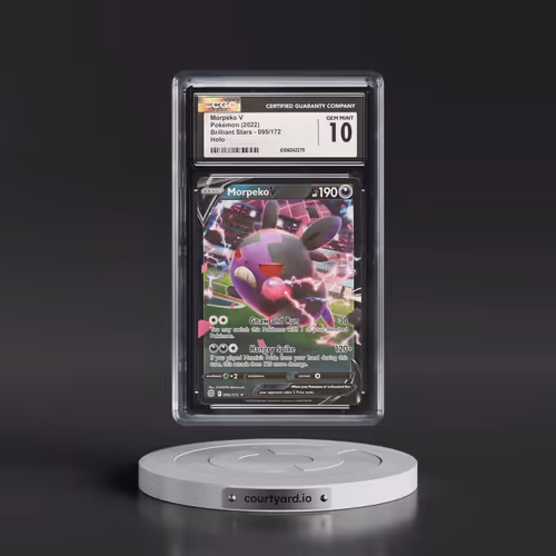 2022 Brilliant Stars #095/172 Morpeko V - Holo (CGC 10 GEM MINT)