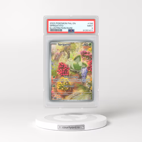 2023 Pokémon Pal EN-Paldea Evolved #196 Sprigatito - Illustration Rare (PSA 9 MINT)