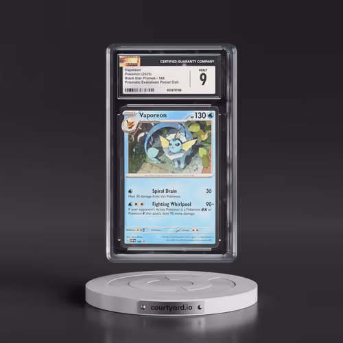 2023 Black Star Promos - Scarlet & Violet SVP EN #168 Vaporeon - Prismatic Evolutions Poster Collect