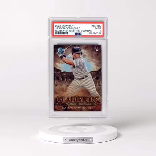 2024 Bowman Gladiators of the Diamond #GOTD2 Jasson Dominguez (PSA 9 MINT)