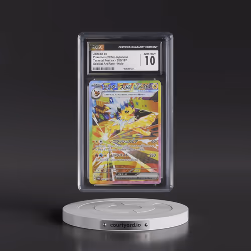2024 Pokémon Sv8a-Terastal Fest EX #209 Jolteon EX - Holo Special Art Rare (CGC 10 GEM MINT)