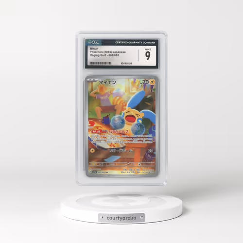 2023 Raging Surf #066/062 Minun - Holo (CGC 9 MINT)