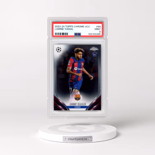 2023-24 Topps Chrome UEFA Club Competitions #64 Lamine Yamal (PSA 9 MINT)