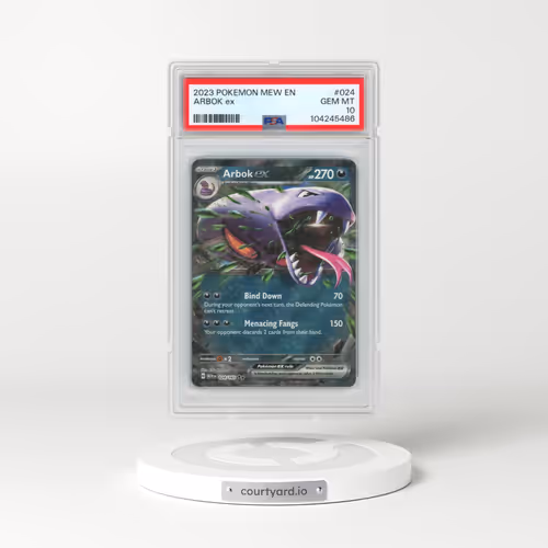 2023 Pokémon Mew EN-151 #024 Arbok EX - Holo (PSA 10 GEM MINT)
