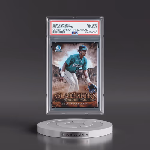 2024 Bowman Gladiators of the Diamond #GOTD11 Felnin Celesten (PSA 10 GEM MINT)