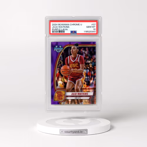 2024 Bowman Chrome University #37 Juju Watkins - Purple Lava (PSA 10 GEM MINT)