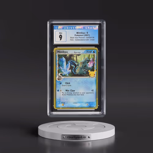 2017 Black Star Promos - Sword & Shield #SWSH136 Mimikyu ´ - Celebrations (Holo) (CGC 9 MINT)