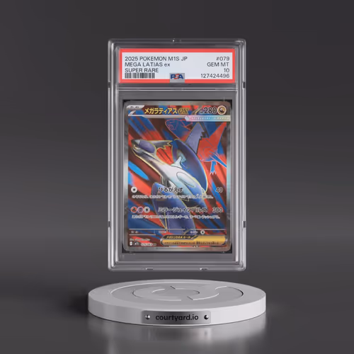 2025 Pokémon M1s-Mega Symphonia #079 Mega Latias EX - Holo Super Rare (PSA 10 GEM MINT)