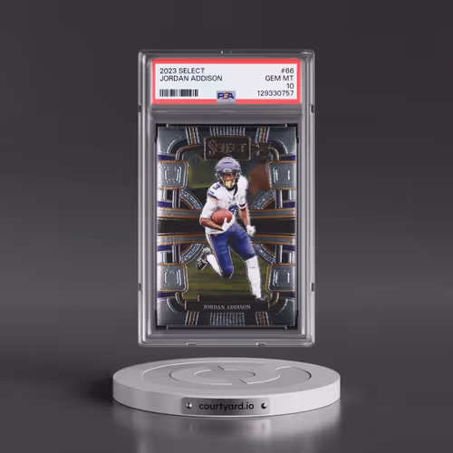 2023 Panini Select #66 Jordan Addison (PSA 10 GEM MINT)