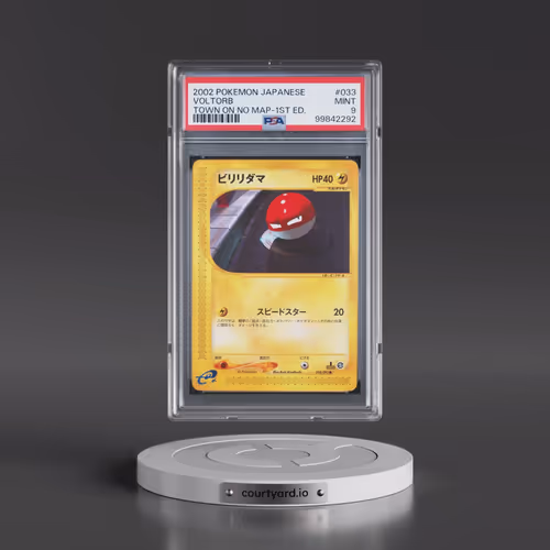 2002 Pokémon the Town on No Map #033 Voltorb - 1st Edition (PSA 9 MINT)