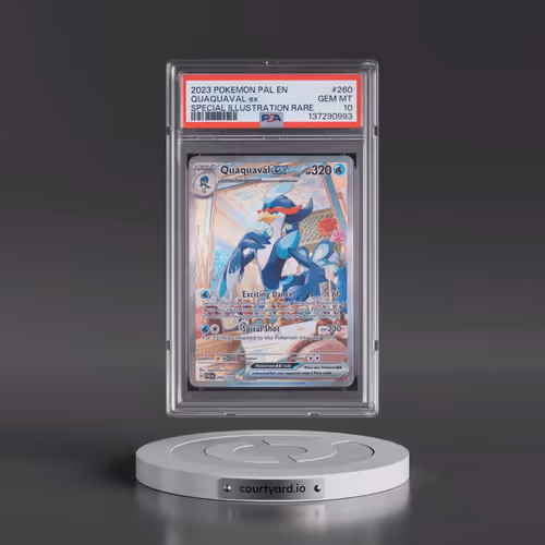 2023 Pokémon Pal EN-Paldea Evolved #260 Quaquaval EX - Holo Special Illustration Rare (PSA 10 GEM MI