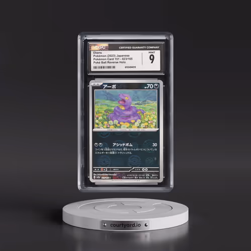 2023 Pokémon Card 151 #023/165 Ekans - Reverse Holo Poké Ball (CGC 9 MINT)