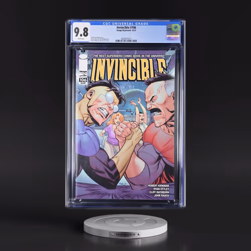 Invincible #106 CGC 9.8 White Pages (Image/Skybound, 10/13)