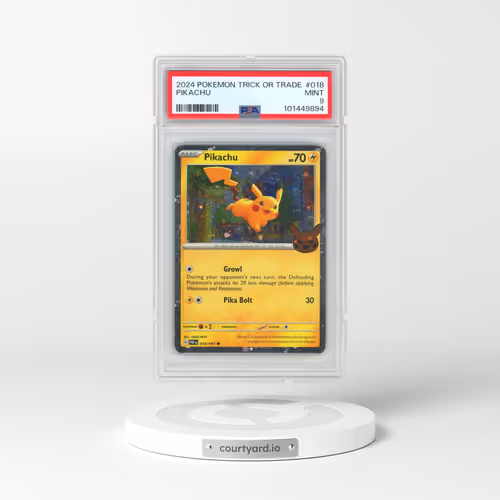 2024 Pokémon Trick or Trade #018 Pikachu (PSA 9 MINT)