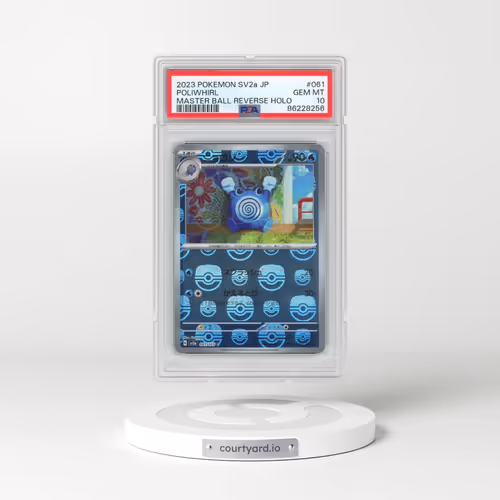2023 Pokémon Sv2a-Pokemon 151 #061 Poliwhirl - Reverse Holo Master Ball (PSA 10 GEM MINT)