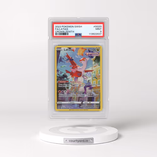 2023 Pokémon Sword and Shield Crown Zenith #GG20 Latias - Full Art (PSA 9 MINT)