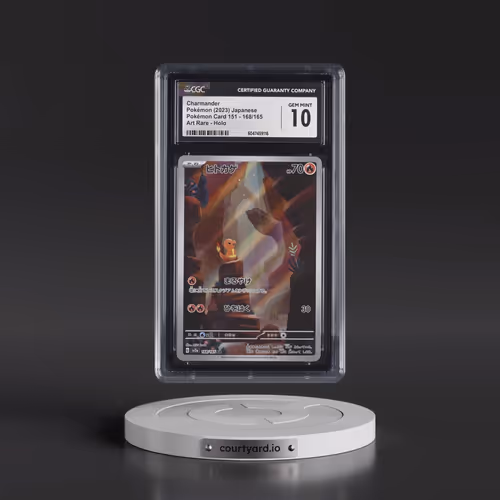 2023 Pokémon Card 151 #168/165 Charmander - Art Rare Holo (CGC 10 GEM MINT)