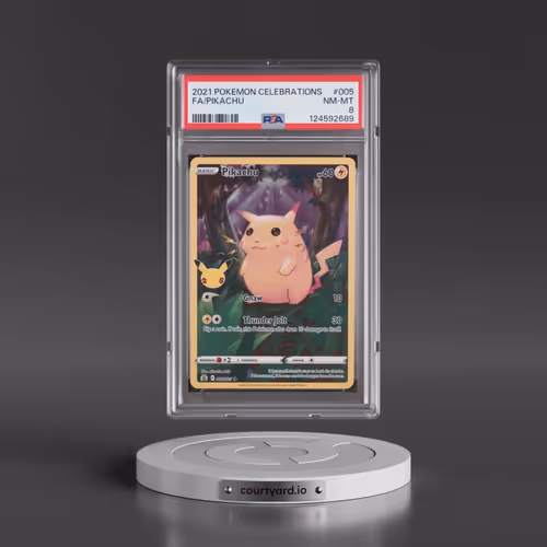 2021 Pokémon Celebrations #005 Pikachu - Full Art (PSA 8 NM-MT)