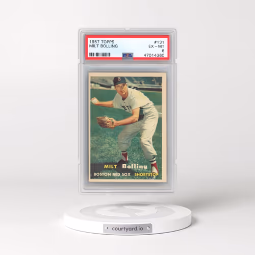 1957 Topps #131 Milt Bolling (PSA 6 EX-MT)