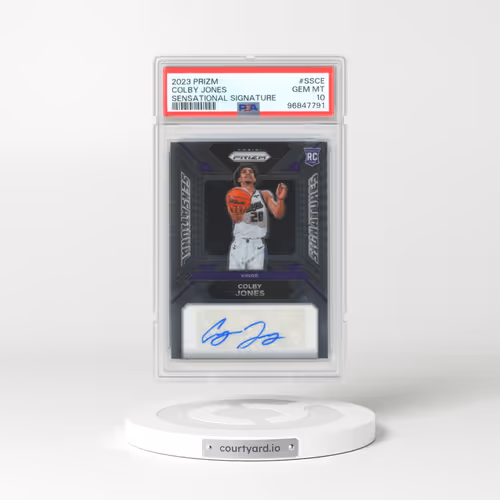 2023 Panini Prizm Sensational Signatures #SSCE Colby Jones (PSA 10 GEM MINT)