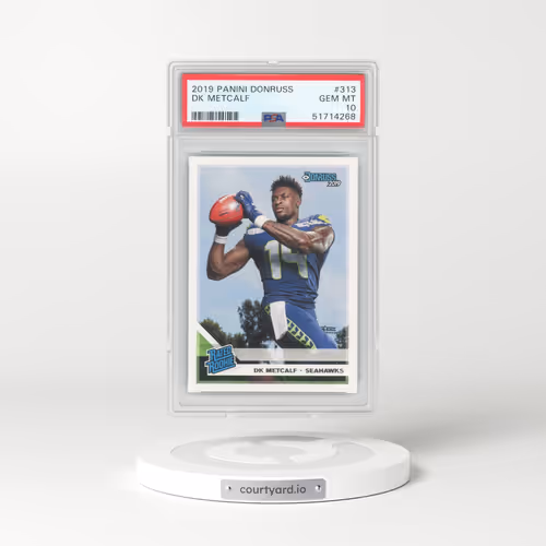 2019 Panini Donruss #313 DK Metcalf (PSA 10 GEM MINT)