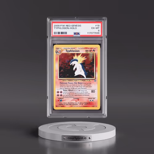 2000 Pokémon Neo Genesis #18 Typhlosion - Holo (PSA 6 EX-MT)