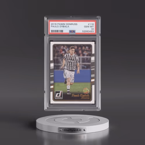 2016 Panini Donruss #116 Paulo Dybala (PSA 10 GEM MINT)