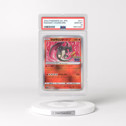 2022 Pokémon GO #011 Radiant Charizard - Holo (PSA 10 GEM MINT)